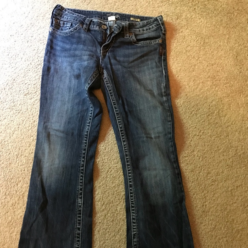 Silver Bootcut Jeans